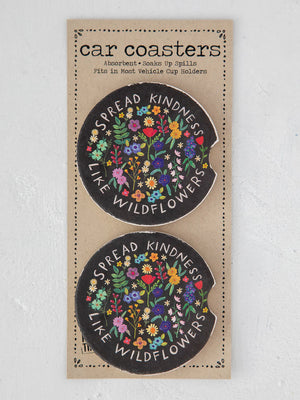 Boho Car Coasters Set of 2