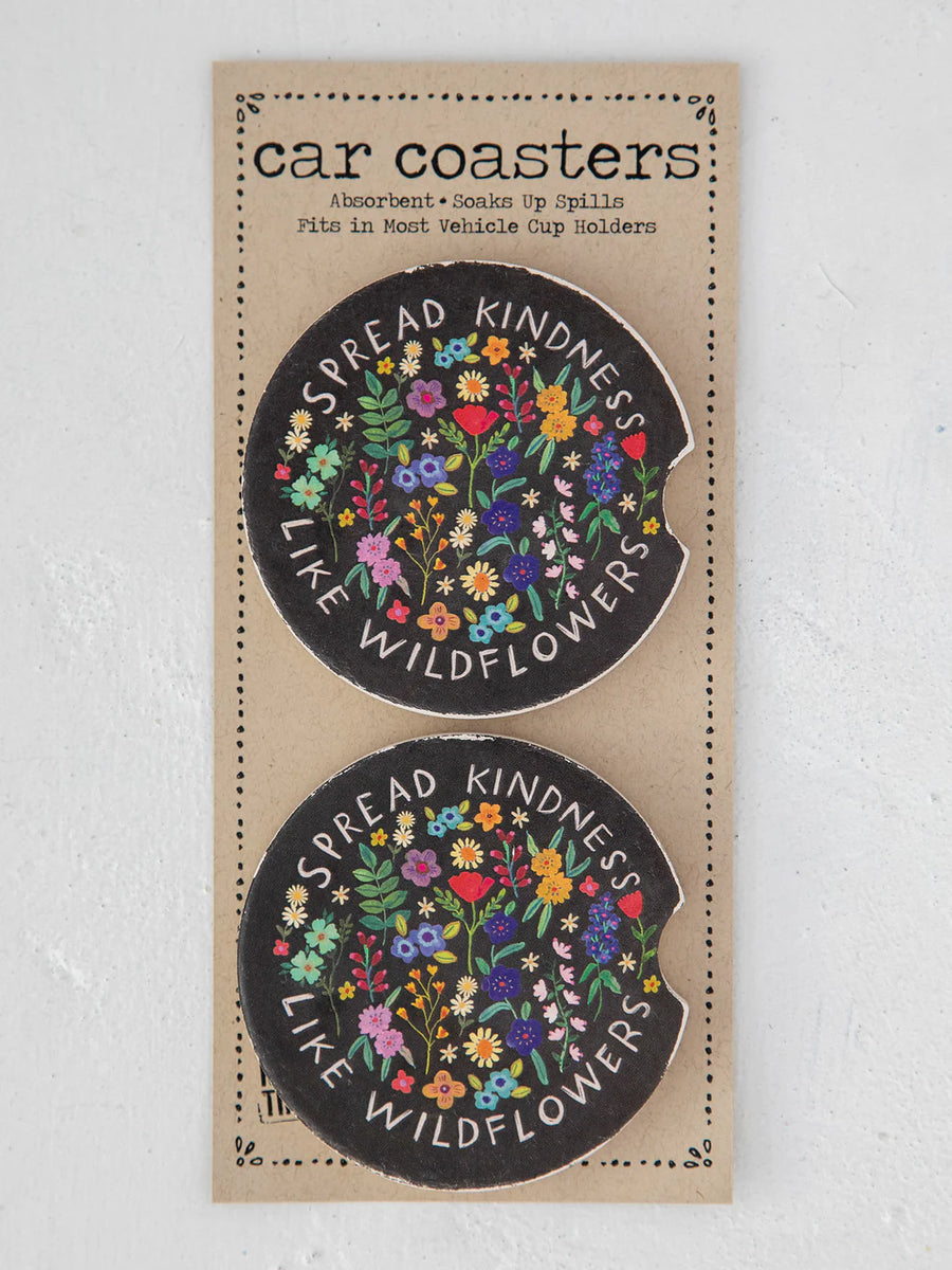 Boho Car Coasters Set of 2