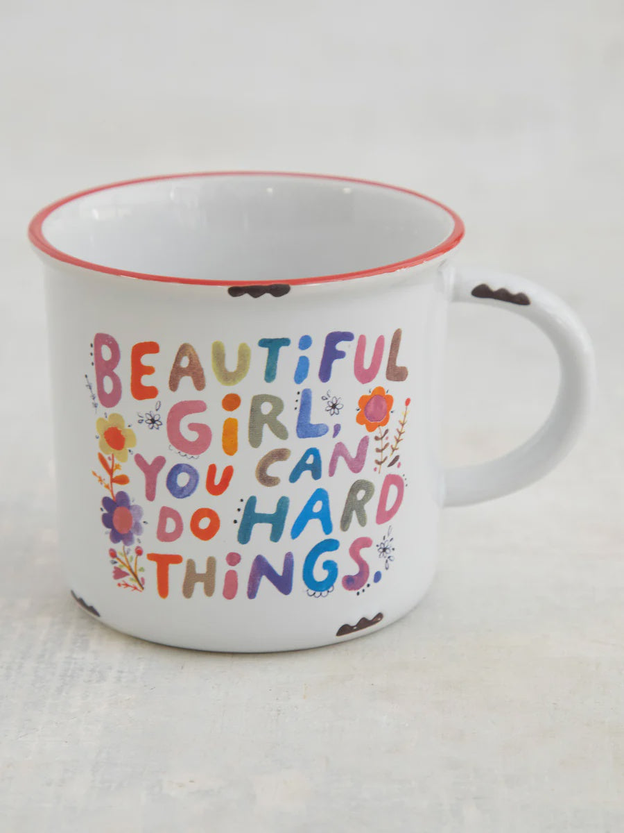 Beautiful Girl Camp Coffee Mug