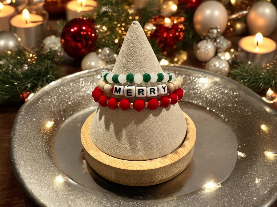 Christmas Stack Bracelets