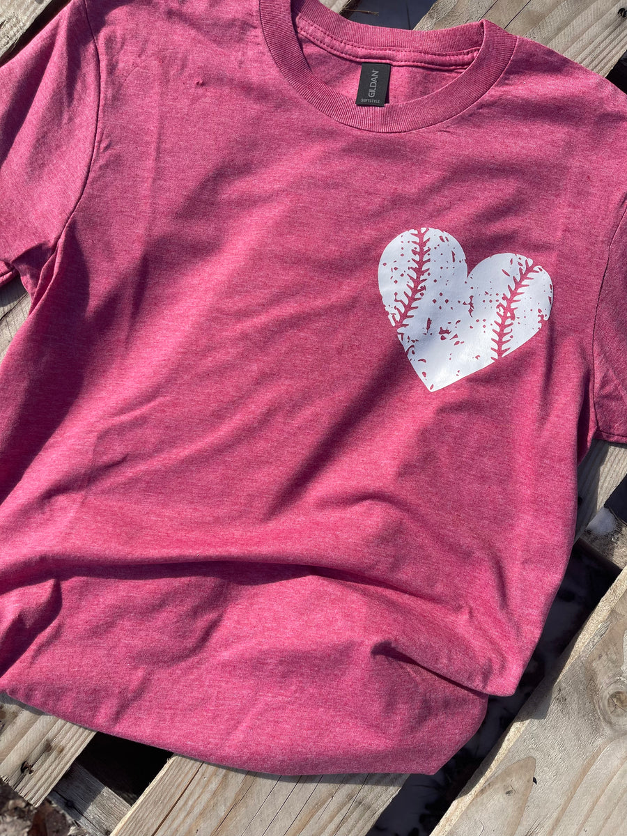 Baseball Heart Tee