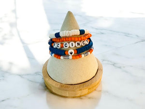 FC Cincinnati Beaded Stack Bracelets