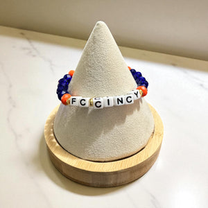 FC Cincinnati Beaded Bracelets