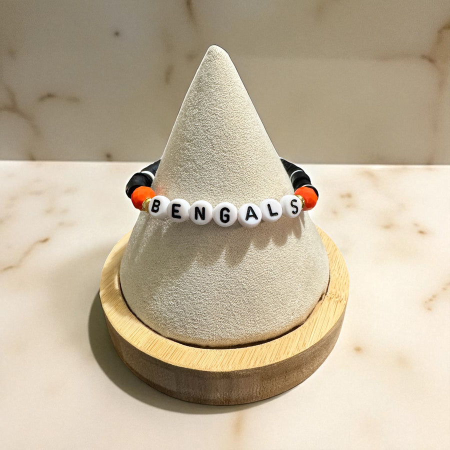 Bengals Beaded Bracelets