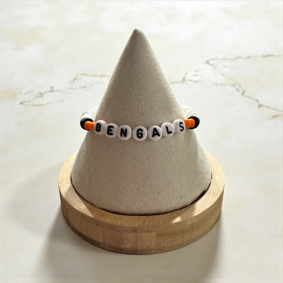 Bengals Beaded Bracelets