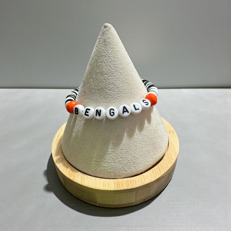 Bengals Beaded Bracelets