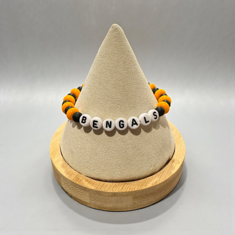 Bengals Beaded Bracelets