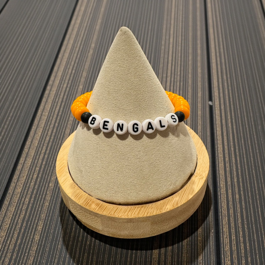 Bengals Beaded Bracelets