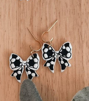 Soccer Bow Dangles