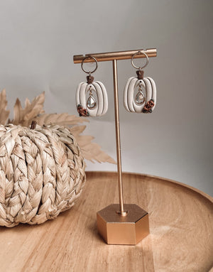 Pumpkin Dangles with Charms