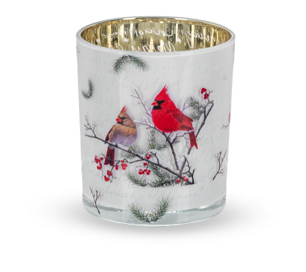Holiday Cardinal Tealight Holder