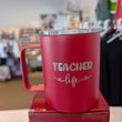 Load image into Gallery viewer, Teacher Life Engraved Coffee Tumblers
