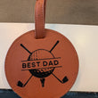 Load image into Gallery viewer, Round Golf Tee Tag
