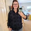 Load image into Gallery viewer, Floral Embroidery Long Sleeve Top
