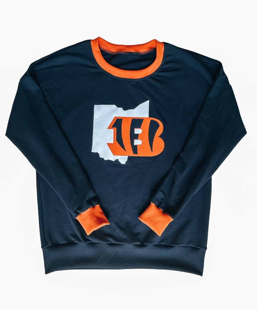 Bengal Sweatshirt  with Ohio and "B" emblem