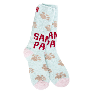 Holiday Christmas Cozy Crew Tall Sleep Socks