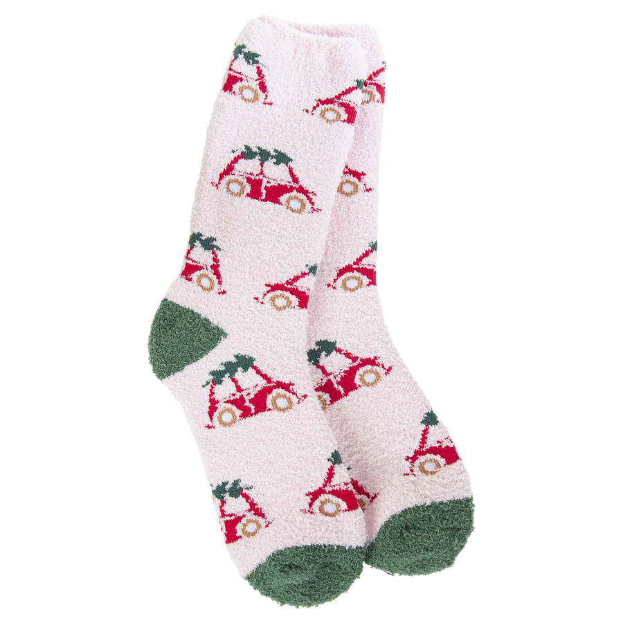 Holiday Cozy Crew Tall Sleep Socks