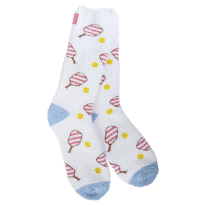 Cozy Fun Print Crew Socks