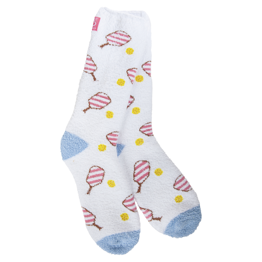 Cozy Fun Print Crew Socks