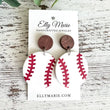 Load image into Gallery viewer, Baseball Earrings by Elly Marie Jewelry
