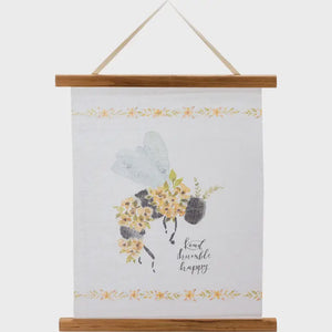 Bee Kind Humble Happy Wall Hanging