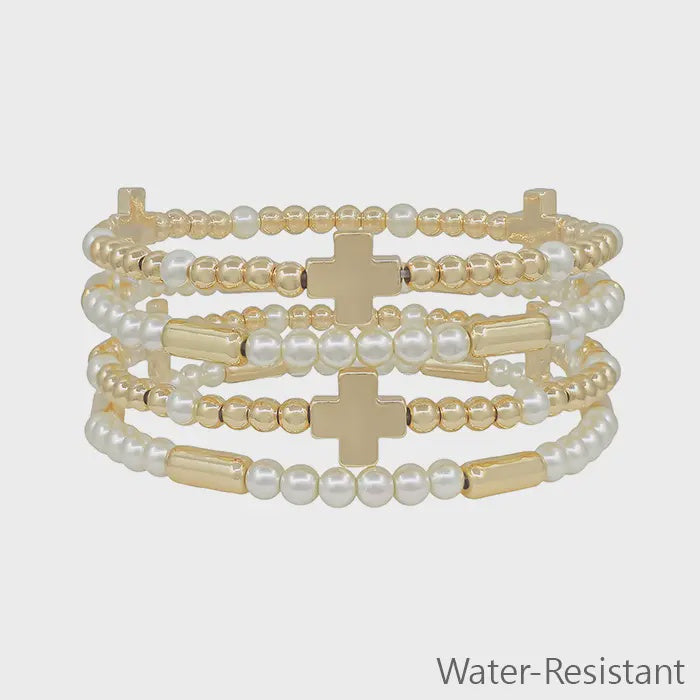 Kid Gold Pearl Bracelet