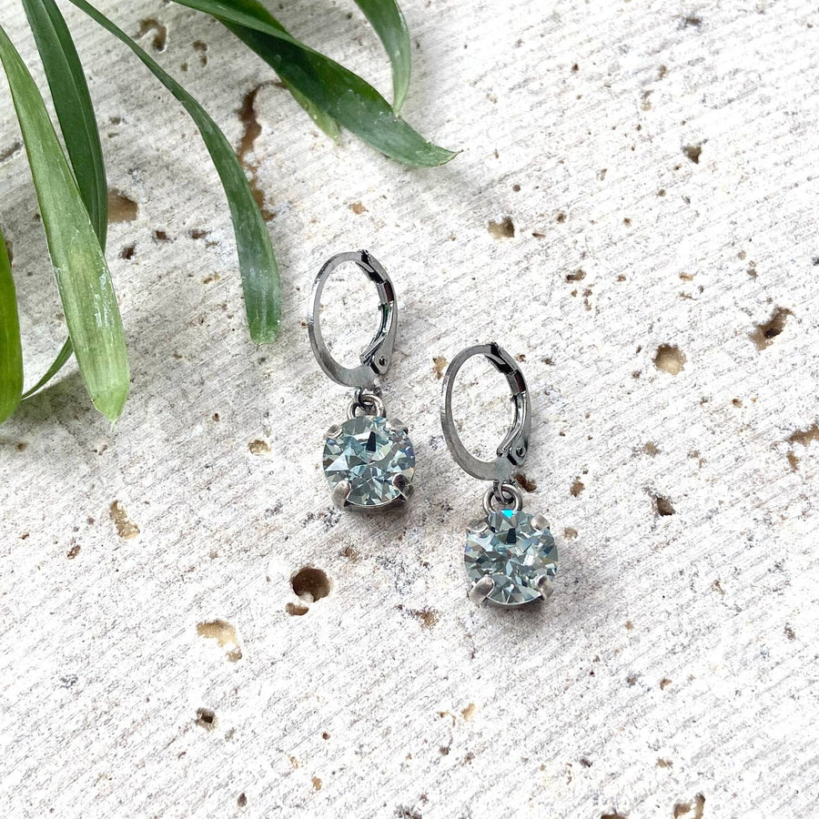 Tiny Swarovski Crystal Earrings