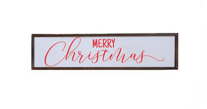 Merry Christmas Rectangle Sign