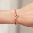 Load image into Gallery viewer, Red &amp; White Woven Bracelets
