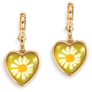 Art Heart Earrings