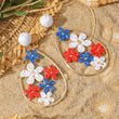 Load image into Gallery viewer, Colorful Floral Earrings
