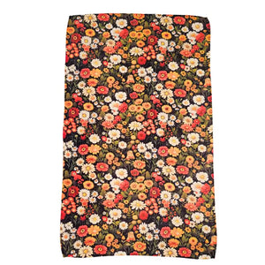 Patterned Waffle Kitchen Towels w/Hoop