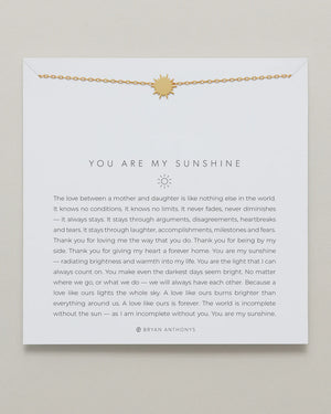 You Are My Sunshine Icon Necklace