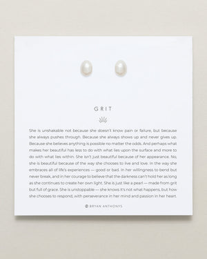 Grit Pearl Earrings