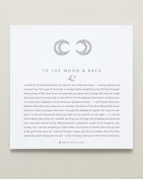 To the Moon & Back Stud Earrings