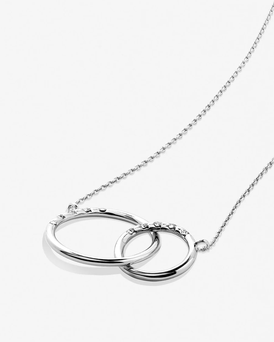 Family Interlocking Circles Necklace