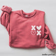 Load image into Gallery viewer, Pocket XOXO Valentine's Day Sweatshirt
