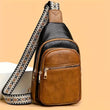 Load image into Gallery viewer, Leather Sling Bag w/Guitar Strap
