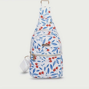 Cherry Print Sling Bag