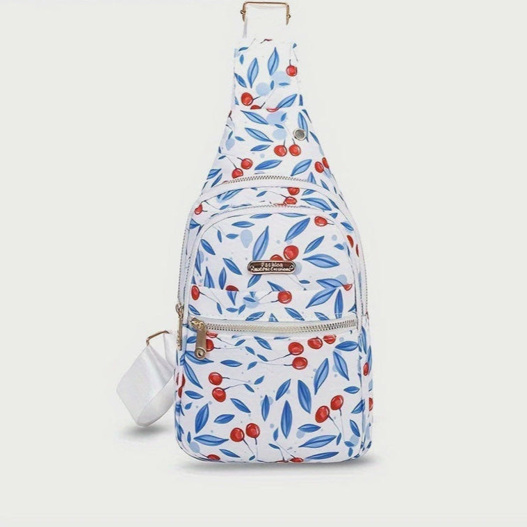 Cherry Print Sling Bag