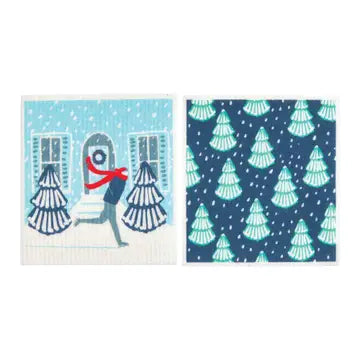 Holiday Blu Cloth Eco Sponge Cloth Set