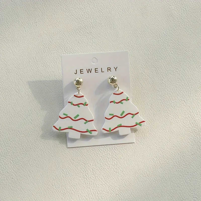 Christmas Acrylic Dangles and Studs