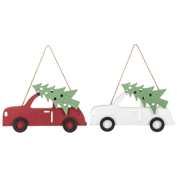 Car with Tree Wall Decor