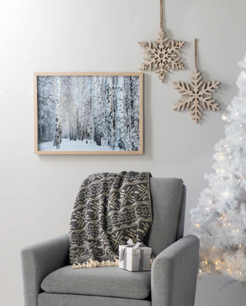 Snowflake Woven Throws