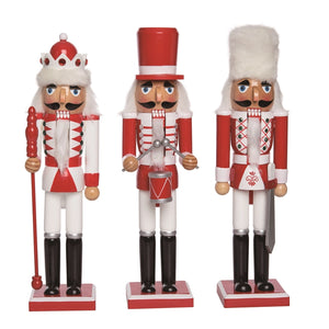 Christmas Red & White Nutcrackers