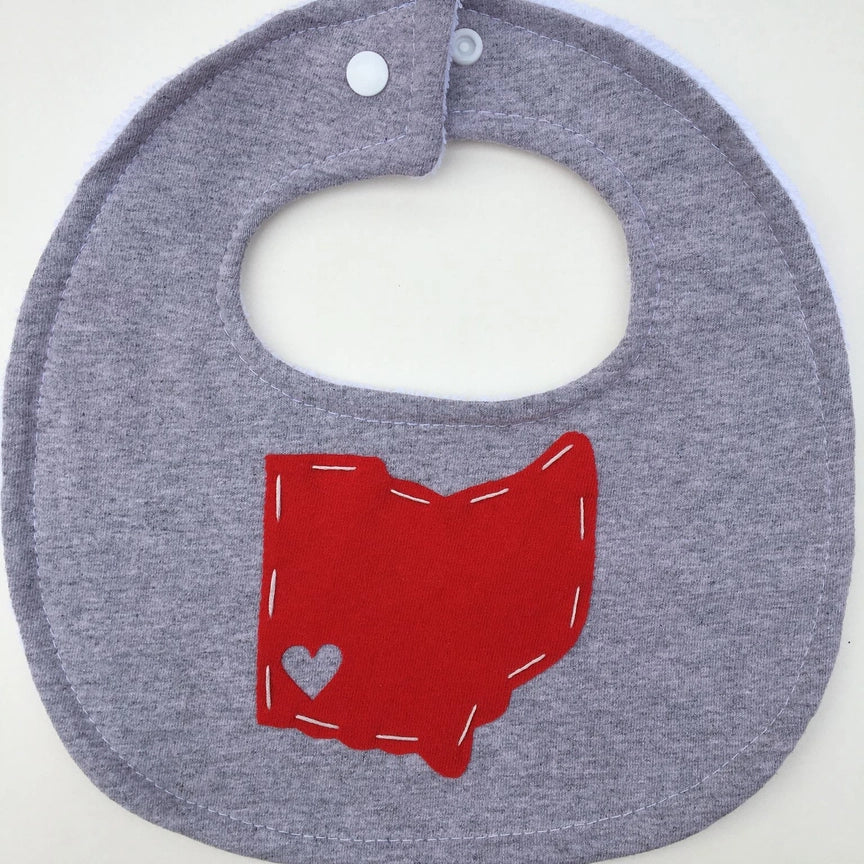 Love My State Bibs