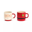Load image into Gallery viewer, Santa Stackable Mugs Set
