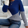 Load image into Gallery viewer, Color Block Drop Shoulder Sweater
