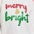 Load image into Gallery viewer, Merry &amp; Bright Sequin Holiday Sweater
