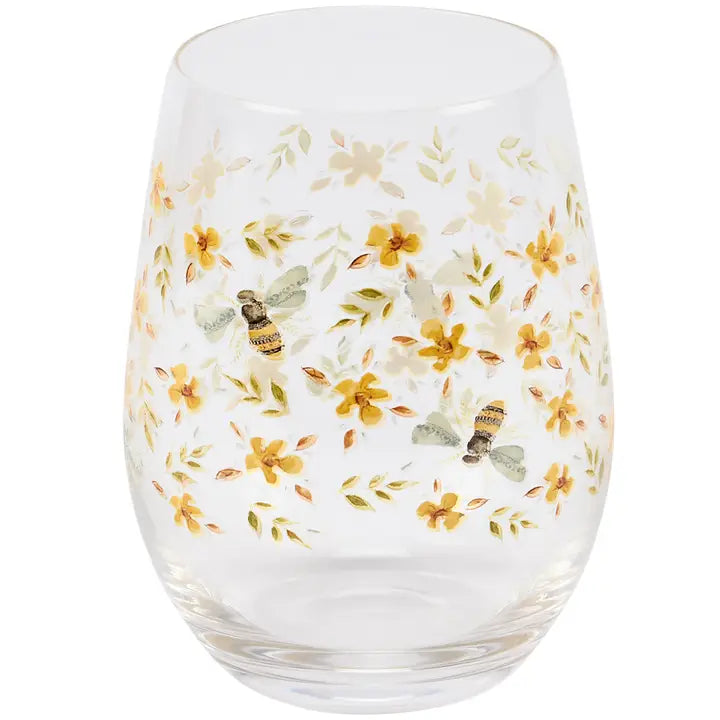 Bee Wine Glass